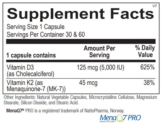 Vitamin K2 With D3